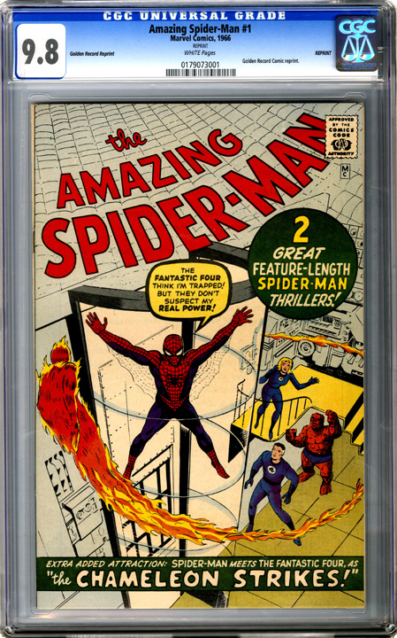 CGC graded Amazing Spider-Man #1 comic slab auction ending soon